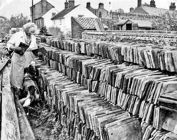 Clasificando las tejas.